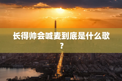 长得帅会喊麦到底是什么歌？