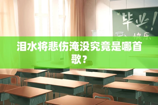 泪水将悲伤淹没究竟是哪首歌？