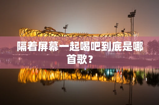隔着屏幕一起喝吧到底是哪首歌？