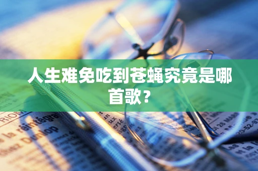 人生难免吃到苍蝇究竟是哪首歌？