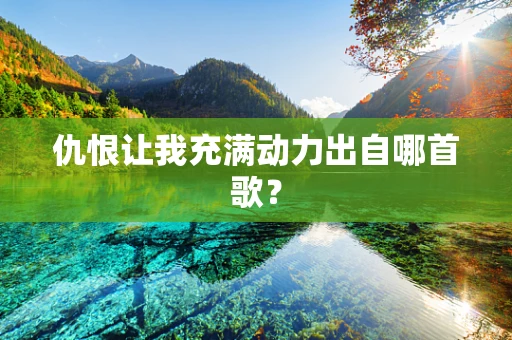 仇恨让我充满动力出自哪首歌？