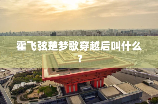 霍飞弦楚梦歌穿越后叫什么？