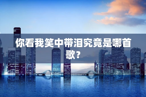 你看我笑中带泪究竟是哪首歌？