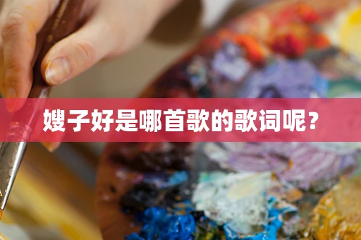 嫂子好是哪首歌的歌词呢？