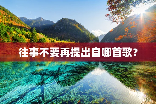 往事不要再提出自哪首歌？