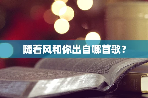 随着风和你出自哪首歌？