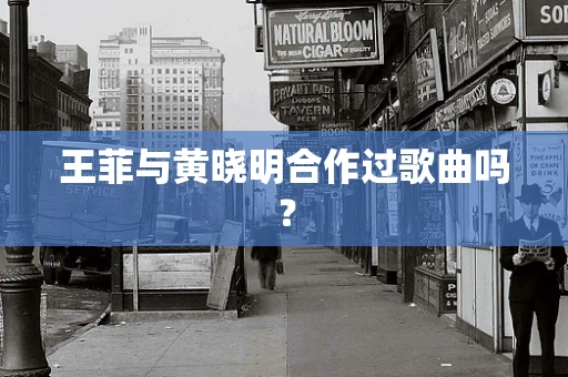 王菲与黄晓明合作过歌曲吗？