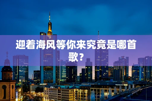迎着海风等你来究竟是哪首歌？