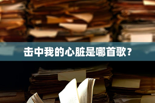 击中我的心脏是哪首歌？
