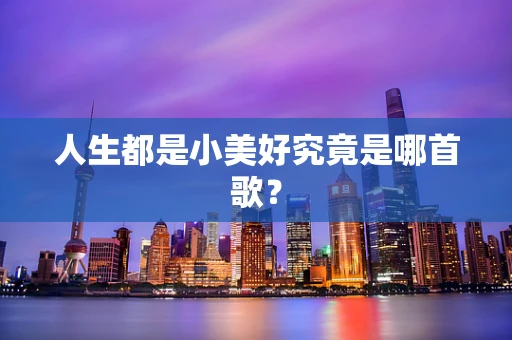 人生都是小美好究竟是哪首歌？
