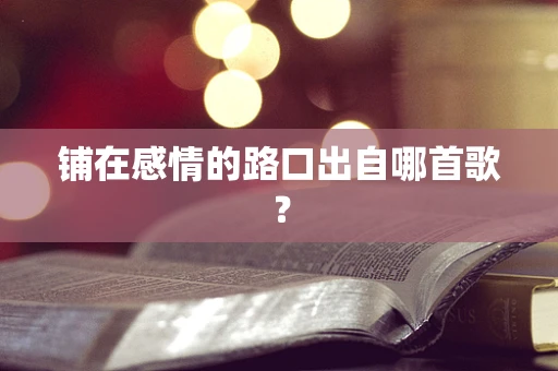 铺在感情的路口出自哪首歌？
