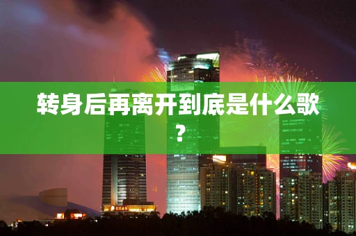 转身后再离开到底是什么歌？