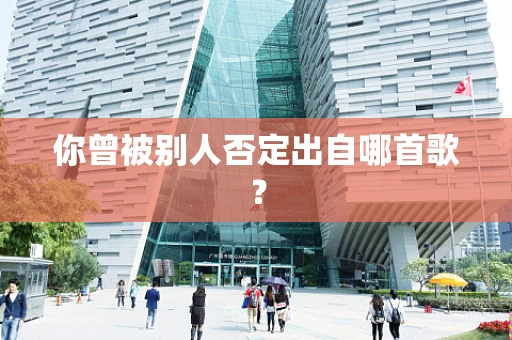 你曾被别人否定出自哪首歌？