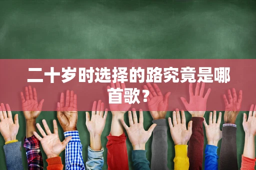 二十岁时选择的路究竟是哪首歌？