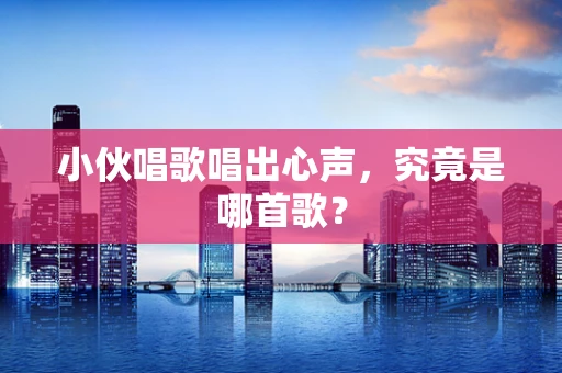 小伙唱歌唱出心声，究竟是哪首歌？