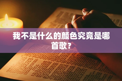 我不是什么的颜色究竟是哪首歌？