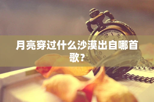 月亮穿过什么沙漠出自哪首歌？