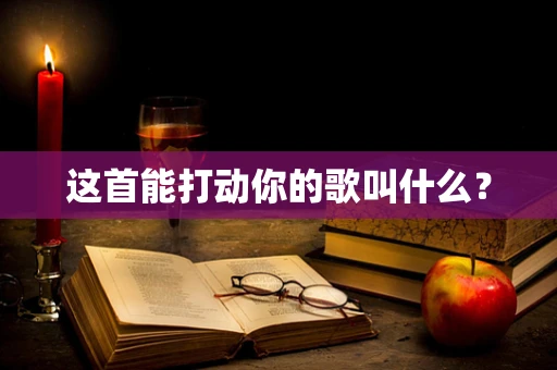 这首能打动你的歌叫什么？