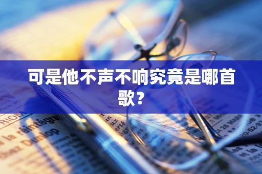 可是他不声不响究竟是哪首歌？