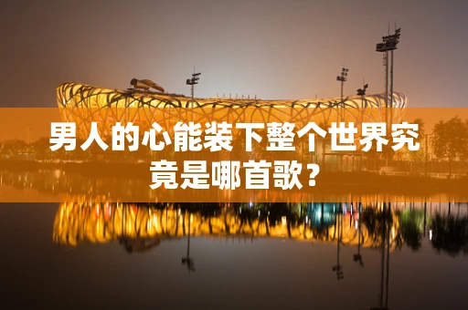 男人的心能装下整个世界究竟是哪首歌？