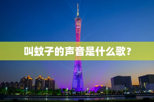 叫蚊子的声音是什么歌？