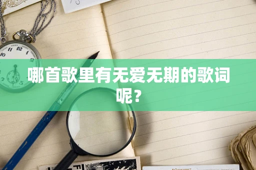哪首歌里有无爱无期的歌词呢？