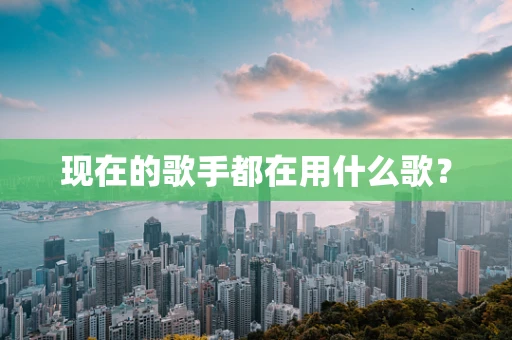 现在的歌手都在用什么歌？