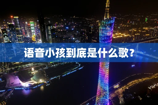 语音小孩到底是什么歌？