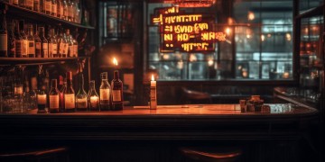 我坐在伤心的酒吧是哪首歌？