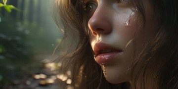 眼泪流下了脸颊究竟出自哪首歌？
