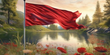 当你看到红旗飘扬出自哪首歌？