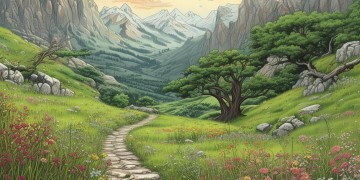 翻山越岭流传美丽出自哪首歌？