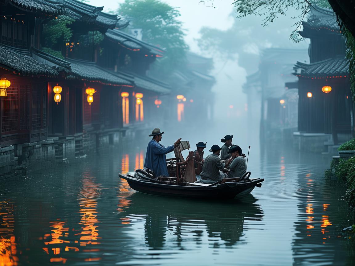 乌镇船上唱的再见究竟是哪首歌？