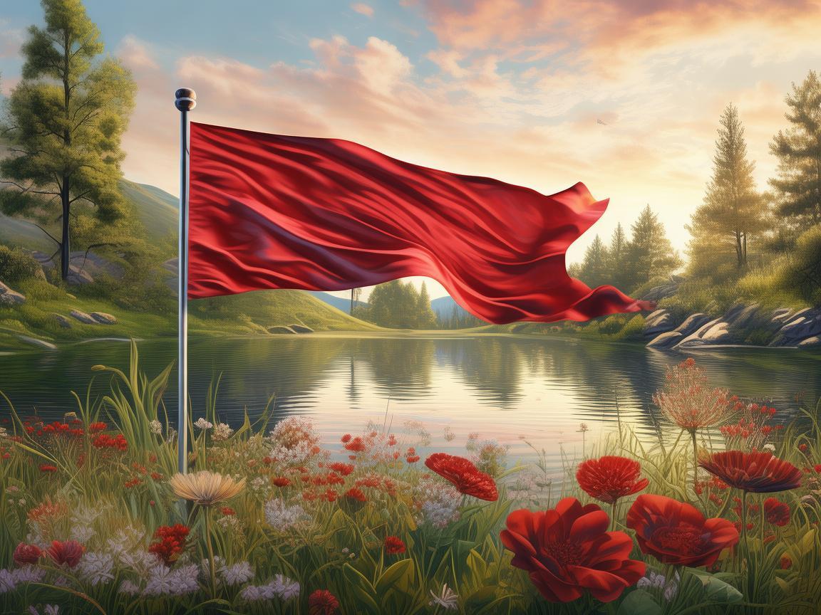 当你看到红旗飘扬出自哪首歌？